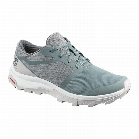 Green / White Women's Salomon OUTBOUND W Hiking Shoes | 953-BWIXLN