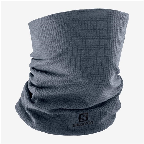 Grey Men's Salomon RS WARM TUBE Headwear | 150-QXMYKT