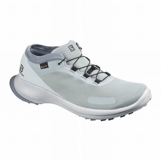 Grey Men's Salomon SENSE FEEL GTX Trail Running Shoes | 536-KSZYQE