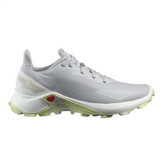 Grey Women's Salomon ALPHACROSS BLAST W Road Running Shoes | 784-LOFBIE