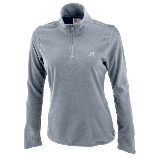 Grey Women's Salomon KABRU HZ W Midlayers | 640-ASQUEJ