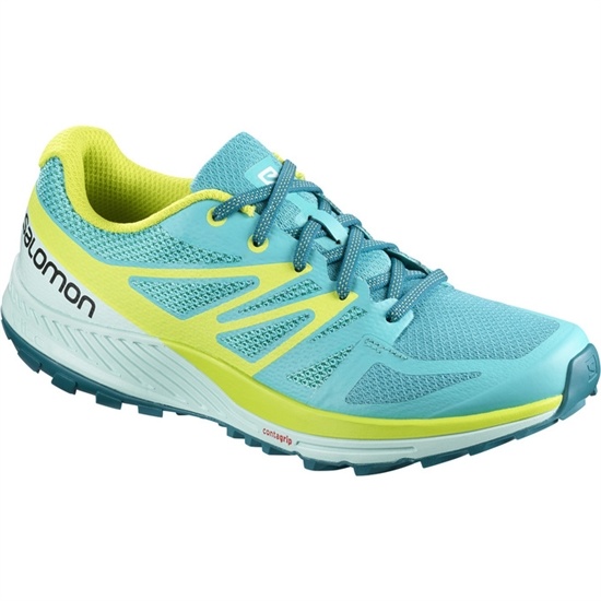 Light Blue Women's Salomon SENSE ESE W Trail Running Shoes | 375-VSZBUG