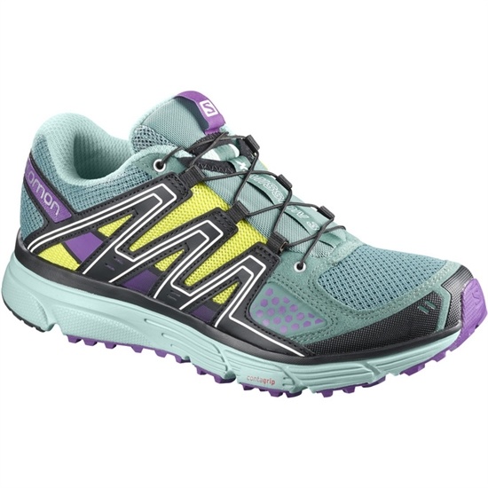 Light Turquoise Women's Salomon X-MISSION 3 W Trail Running Shoes | 710-RSNWLM