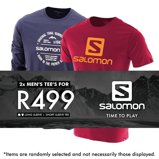 Multicolor Men's Salomon RETAIL MEN SS AND LS 2 PACK TEES T Shirts | 829-XKEZJC