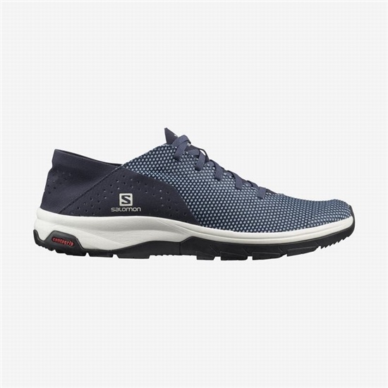 Navy / Black Men's Salomon TECH LITE Slippers | 409-STJBCQ