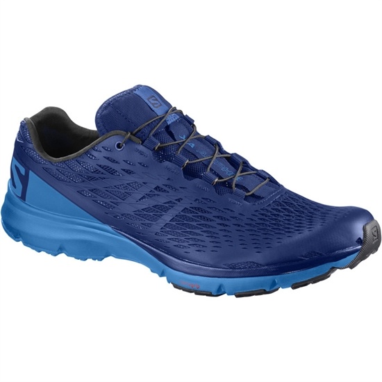 Navy / Blue Men's Salomon XA AMPHIB Running Shoes | 745-TUYCFA