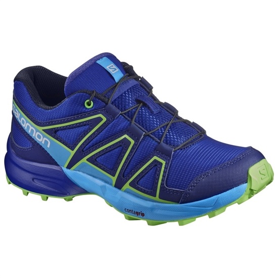Navy Kids' Salomon SPEEDCROSS J Trail Running Shoes | 850-LFYPMC