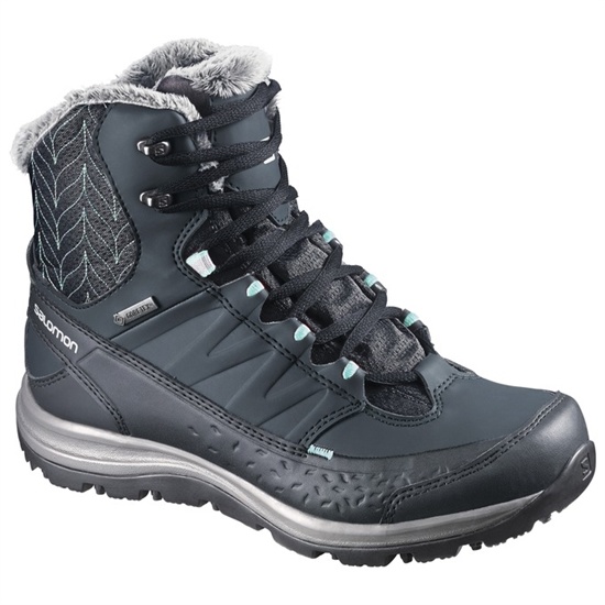 Navy Men's Salomon KAÏNA MID GTX Winter Boots | 765-ZNYJHV