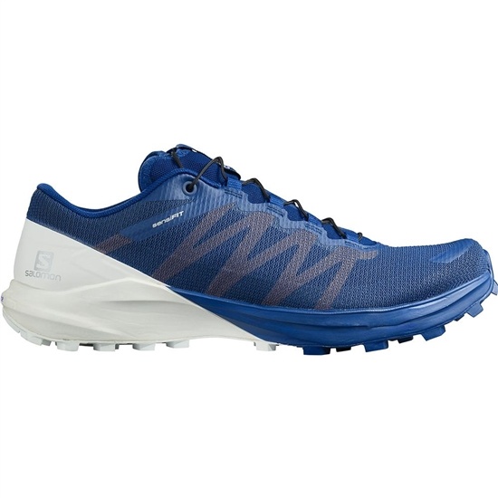 Navy Men's Salomon SENSE PRO 4 Road Running Shoes | 613-KSUBZG