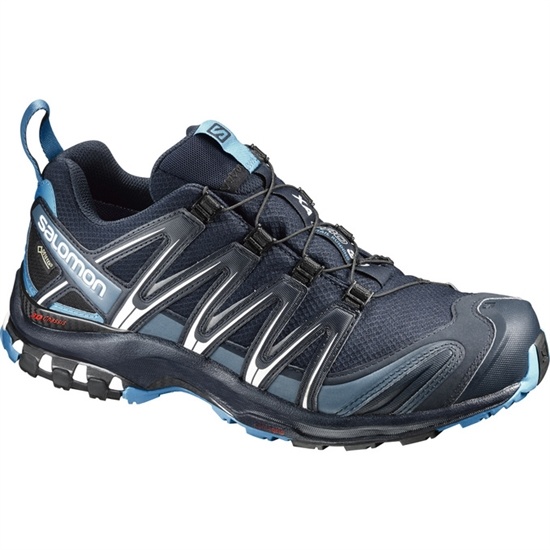 Navy Men's Salomon XA PRO 3D GTX Trail Running Shoes | 352-FAUYPV