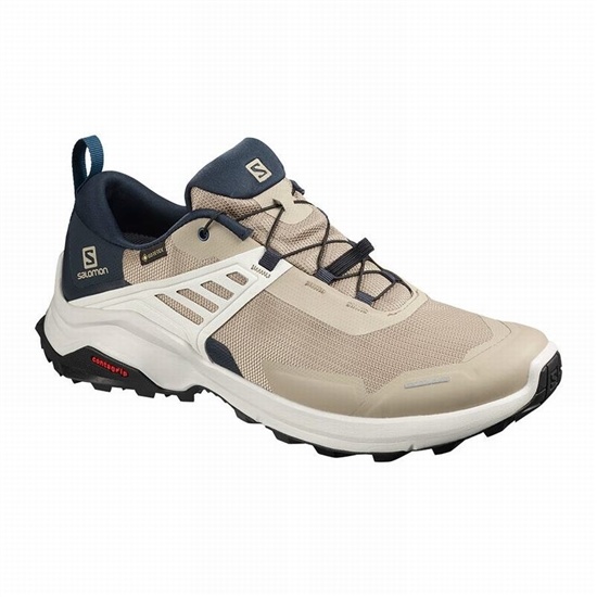 Navy / Navy Men's Salomon X RAISE GORE-TEX Hiking Shoes | 784-WQXBFO