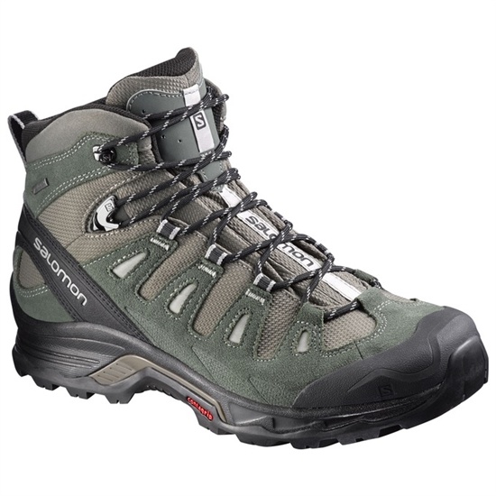 Olive / Black Men's Salomon QUEST PRIME GTX Hiking Boots | 965-KXNGRP