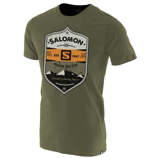 Olive Kids' Salomon ISLA SS B T Shirts | 219-PUTSJI