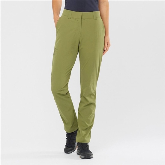 Olive Women's Salomon WAYFARER Pants | 852-NLIFVD