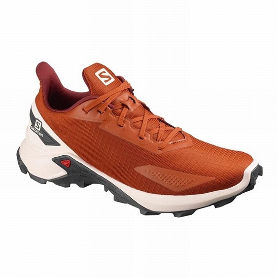 Orange Men's Salomon ALPHACROSS BLAST Trail Running Shoes | 247-WEFSCB