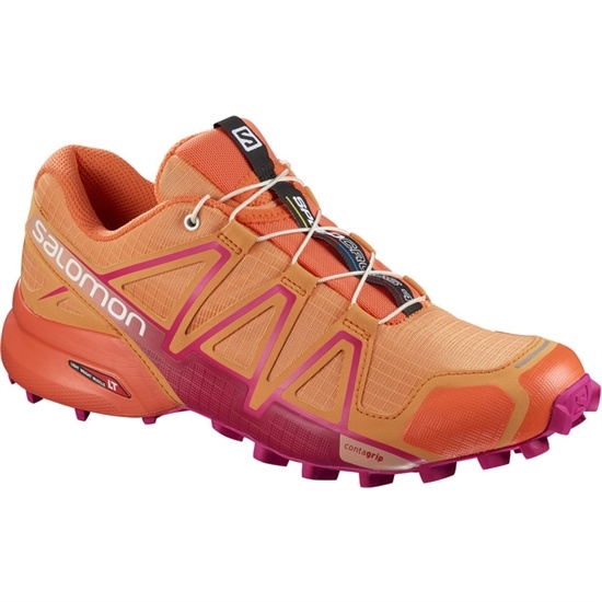 Orange Women's Salomon SPEEDCROSS 4 W Trail Running Shoes | 901-YQTFDH
