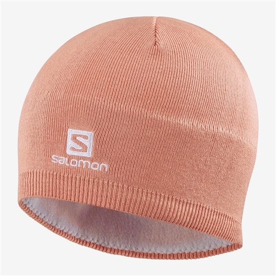 Pink Men's Salomon RS WARM Hats | 365-SQMPYC