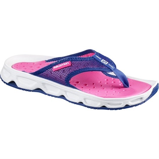 Pink / White Women's Salomon RX BREAK W Flip Flops | 912-HKLFYG