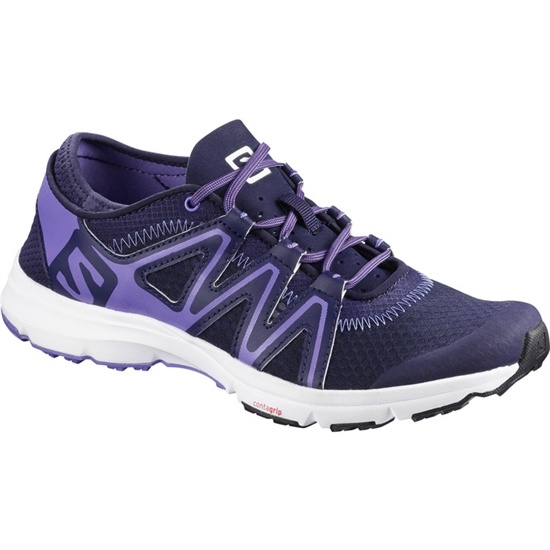 Purple / Dark Purple Women's Salomon CROSSAMPHIBIAN SWIFT W Water Shoes | 784-QBPMRH