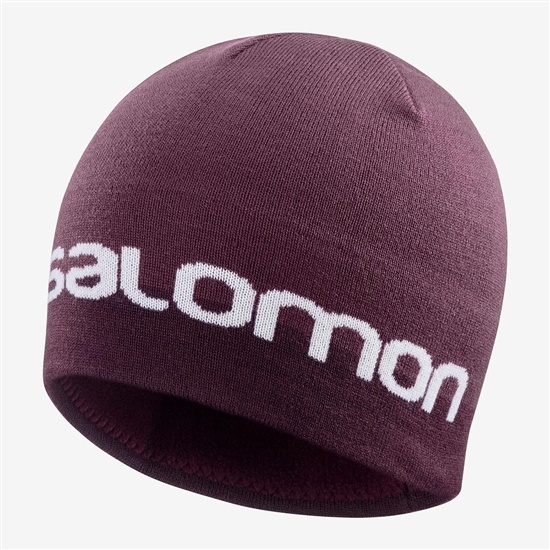 Purple Men's Salomon GRAPHIC Hats | 295-KLTNCM