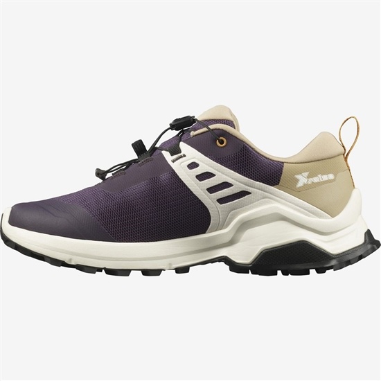 Purple Women's Salomon X RAISE Hiking Shoes | 854-VDQSUX