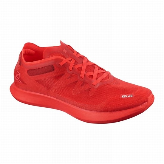 Red Men's Salomon S/LAB PHANTASM Road Running Shoes | 965-OWHURC