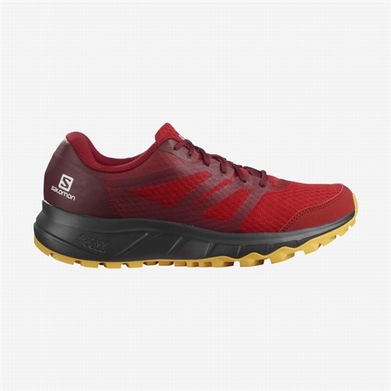 Red Men's Salomon TRAILSTER 2 Trail Running Shoes | 485-NAEVKQ