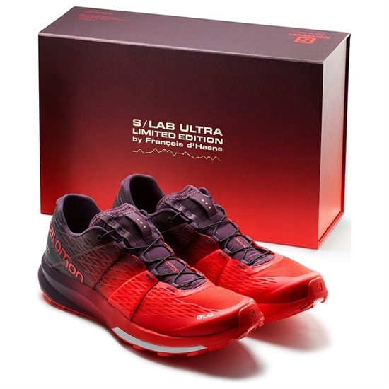 Red / Purple Women's Salomon S/LAB ULTRA LTD EDITION Trail Running Shoes | 361-LWCHZU