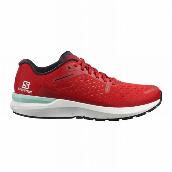 White / Black Men's Salomon SONIC 4 BALANCE Road Running Shoes | 632-PWDBNE